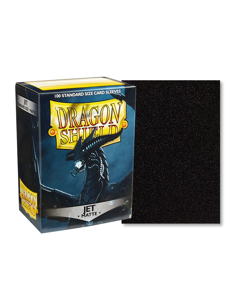 Dragon Shield - 100ct Standard Size - Jet Matte Dragon Shield - 100ct Standard Size - Jet Matte