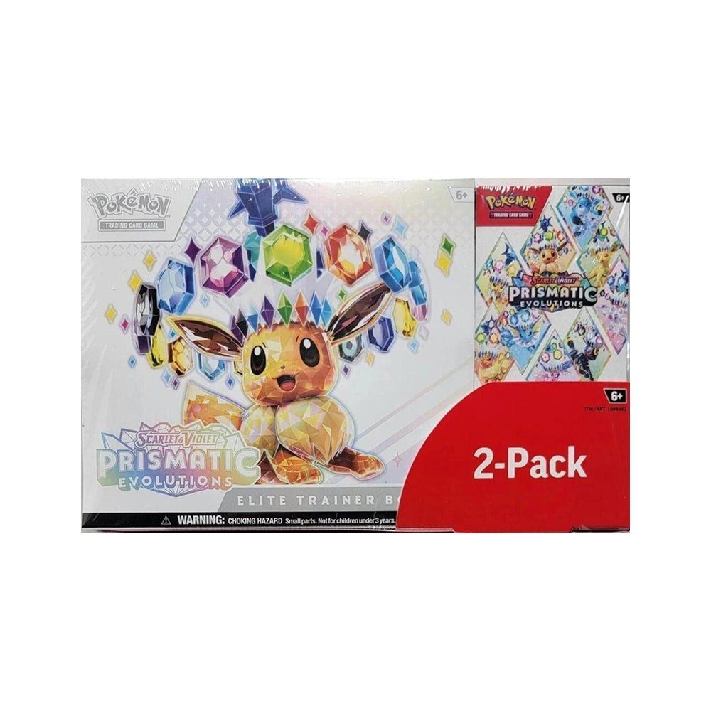 Pokémon - Costco Exclusive Prismatic Evolutions 2-Pack (ETB &amp; BB)