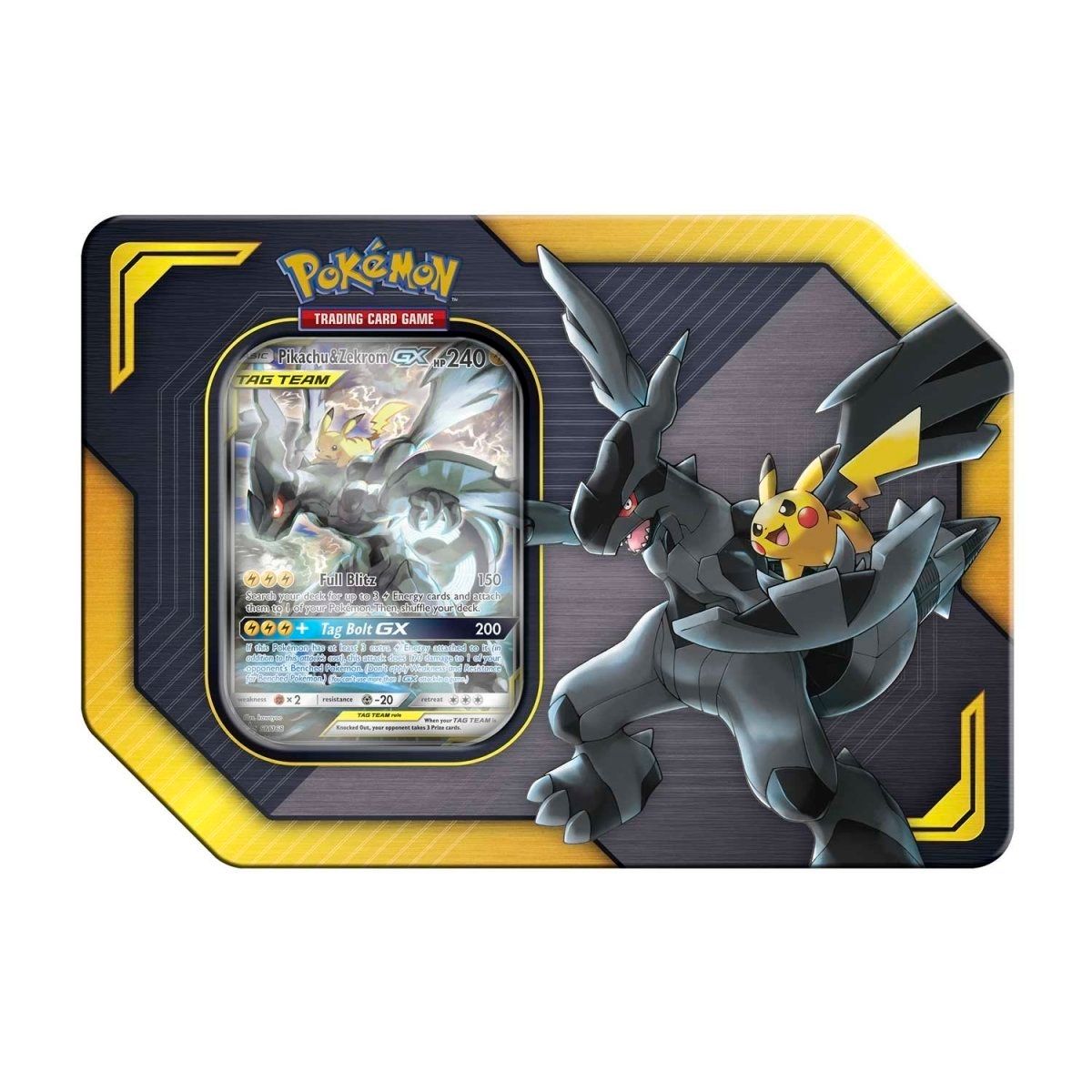 Pokémon - Tag Team Tin (Pikachu &amp; Zekrom GX)
