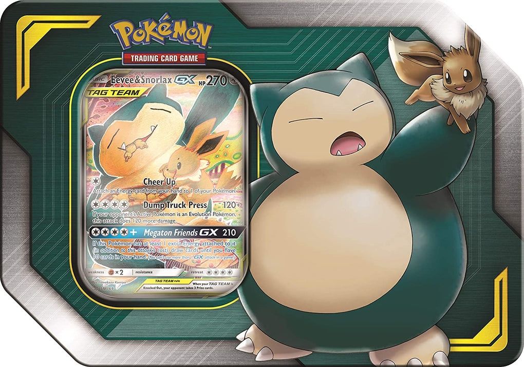 Pokémon - Tag Team Tin (Snorlax &amp; Eevee GX)