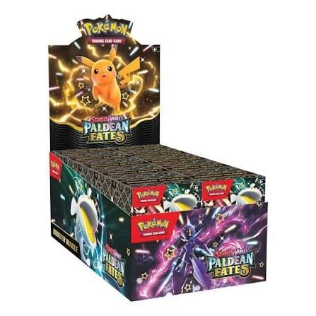 Pokémon - S&amp;V Paldean Fates Booster Bundle Display Case