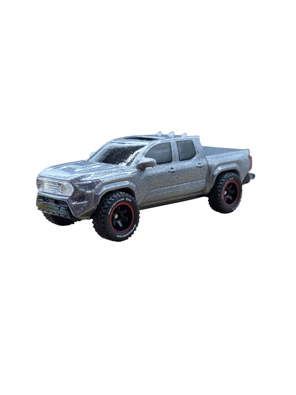 Metallic Silver Tacoma Replica Flashlight