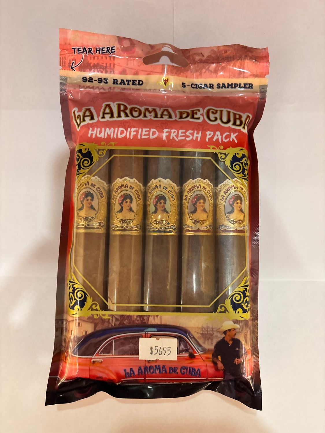 La Aroma de Cuba Humidified Fresh Pack – 5-Cigar Award-Winning Sampler