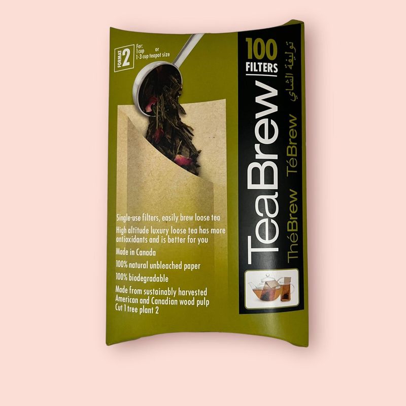 2-3 CUP TPOT - TEA BREW #2 RETAIL - 100/PK