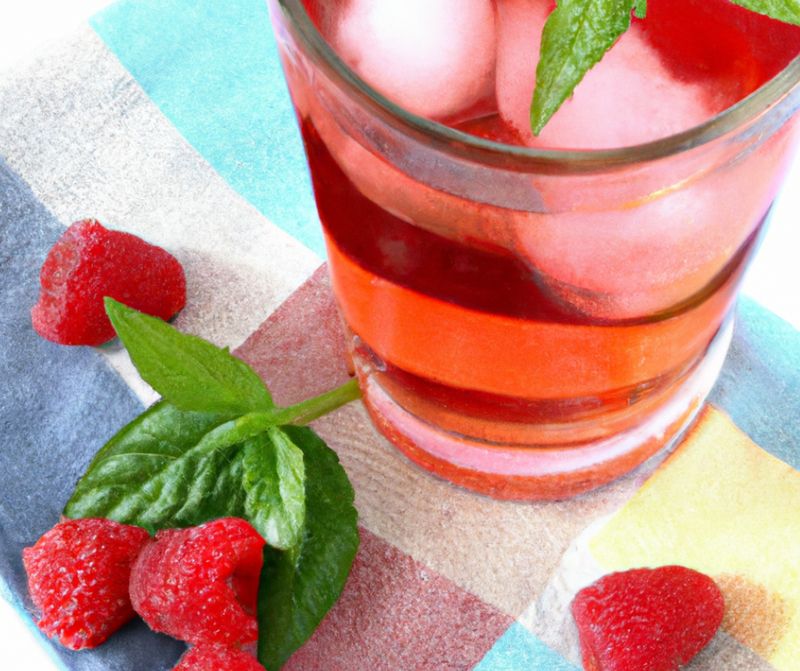Micro Ground Raspberry Iced tea