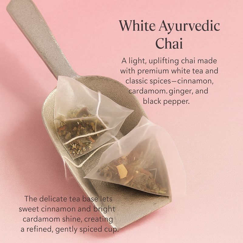 Ayurvedic Chai White Tea Bags