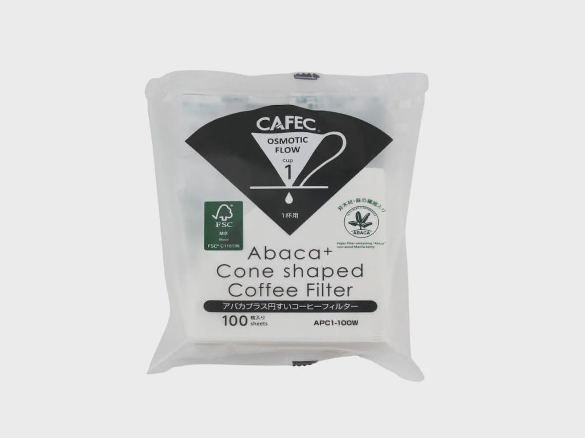 ABACA+ CONE SHAPED COFFEE FILTERS