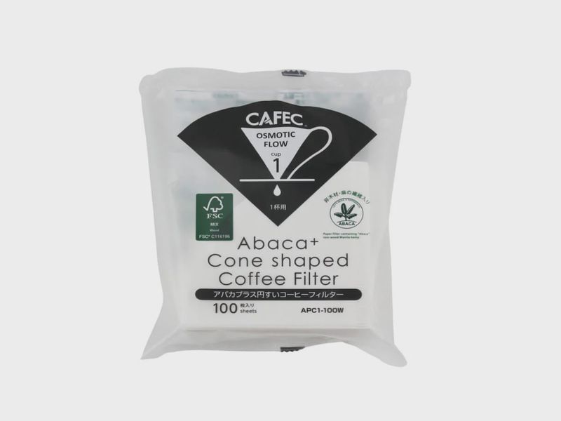 ABACA+ CONE SHAPED COFFEE FILTERS