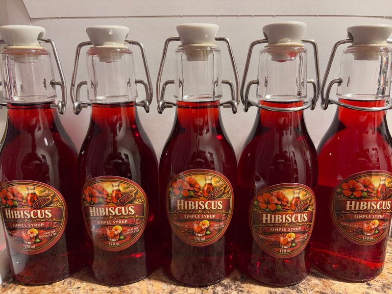 Hibiscus Simple Syrup