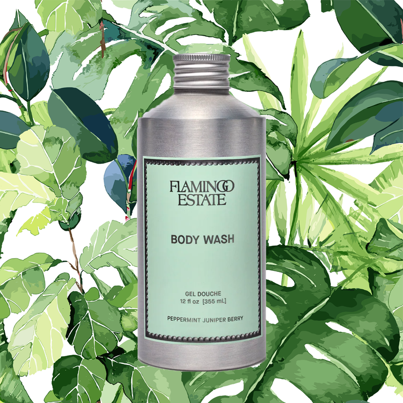 Flamingo Estate Body Wash: Peppermint Juniper Berry