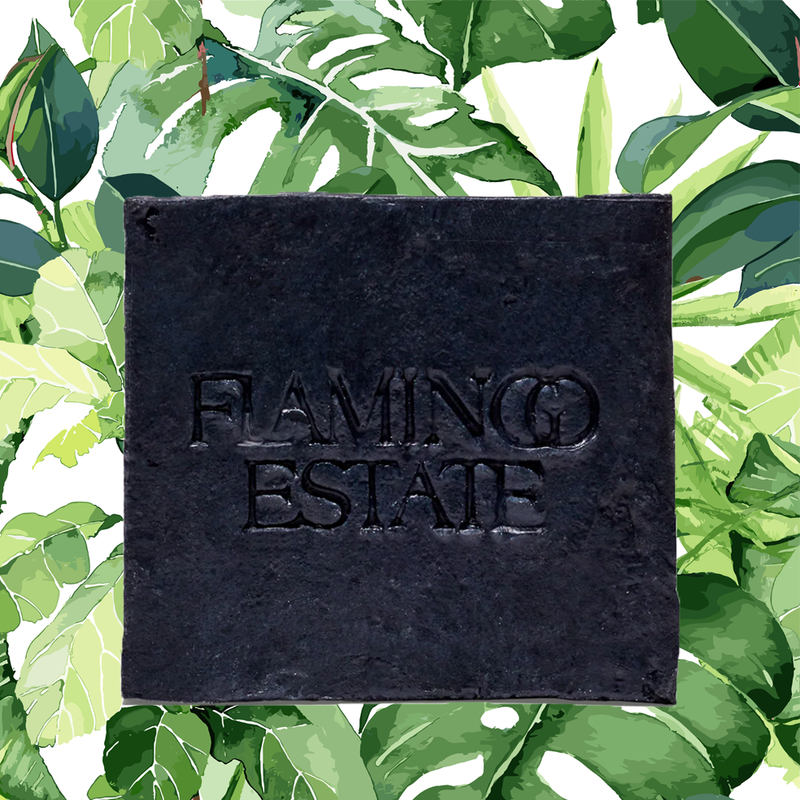 Flamingo Estate Soap Brick: Lavender Activated Charcoal