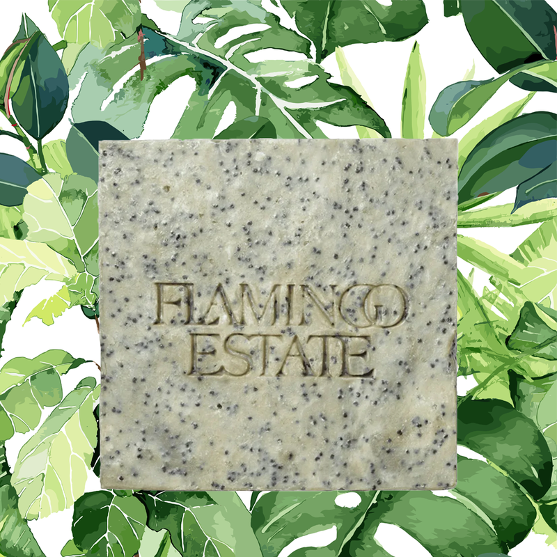 Flamingo Estate Soap Brick: Exfoliating Peppermint