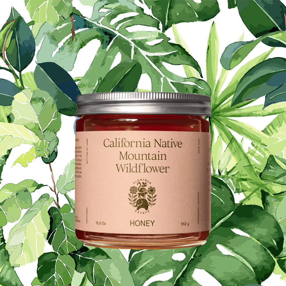 Flamingo Estate Honey: Biointensive Smoked Morita Native Wildflower