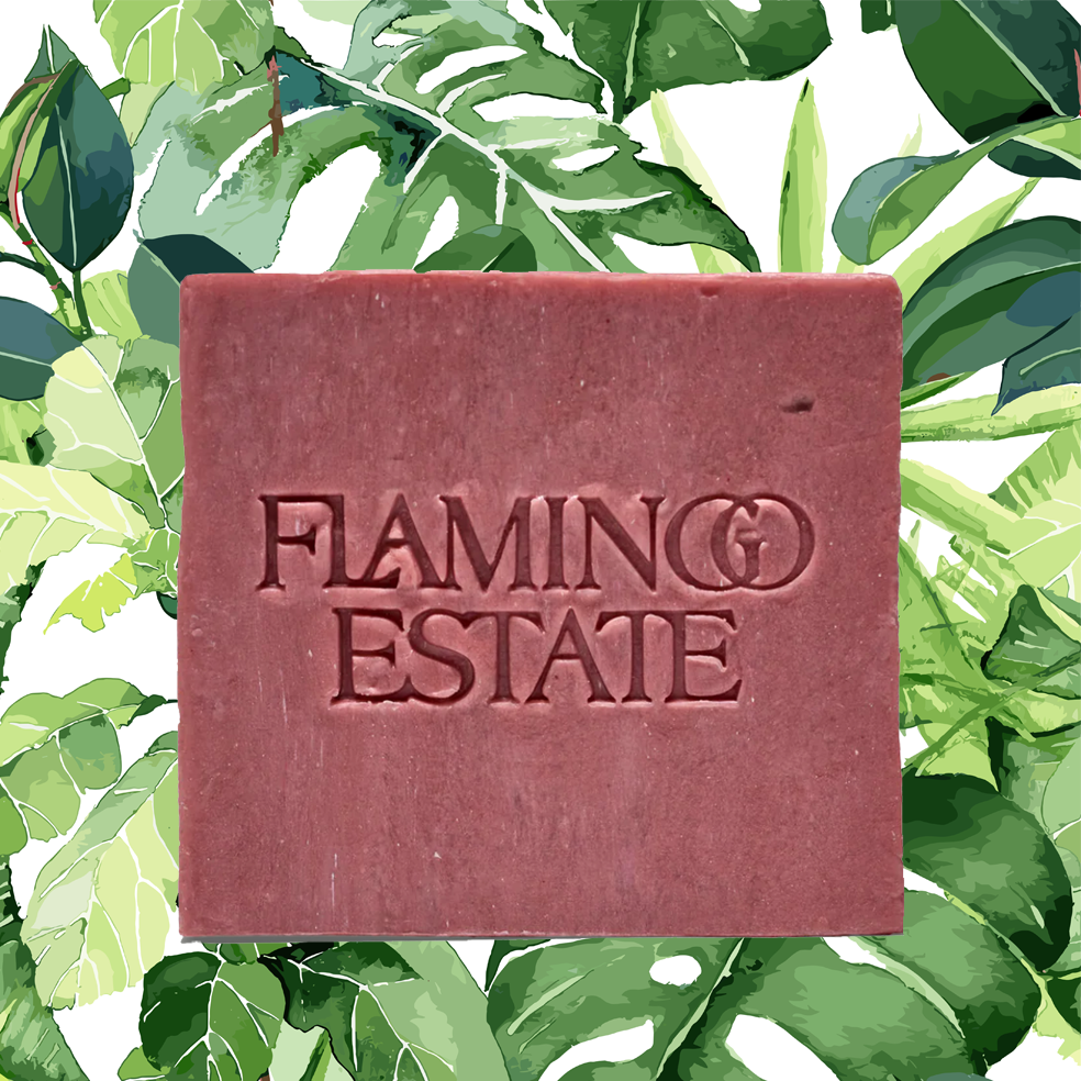 Flamingo Estate Soap Brick: Jasmine Damask Rose