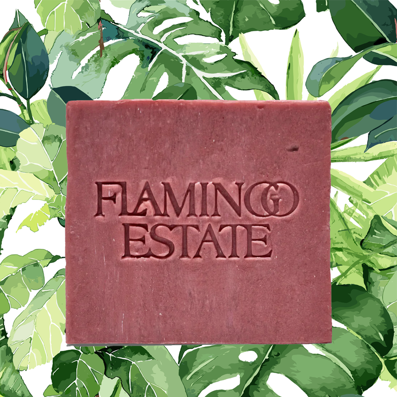 Flamingo Estate Soap Brick: Jasmine Damask Rose
