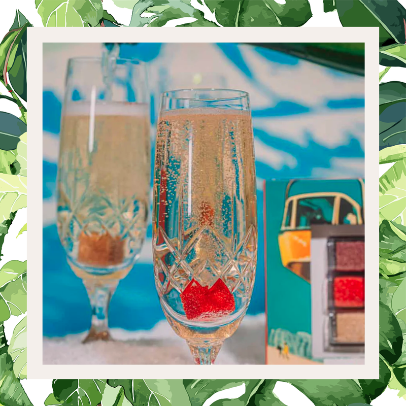 Teaspressa LUXE Mixer Cube - Champagne Trio - Holiday/New Year’s Toast