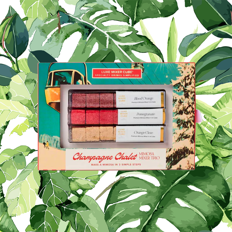 Teaspressa LUXE Mixer Cube - Champagne Trio - Holiday/New Year’s Toast