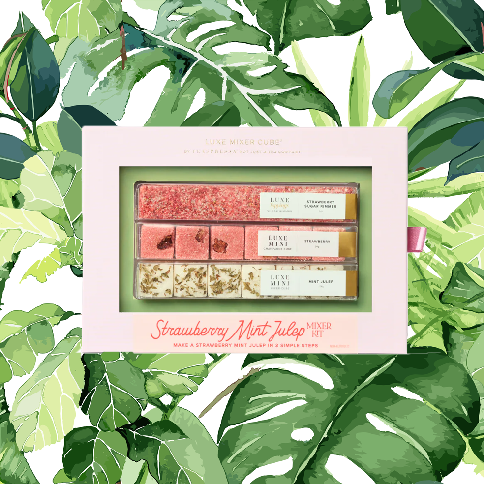 Teaspressa LUXE Mixer Cube - Strawberry Mint Julep Kit