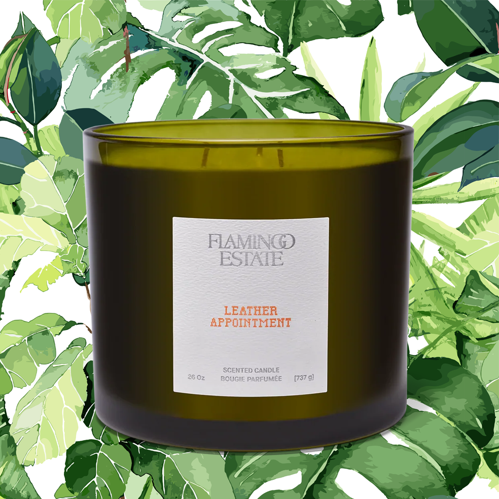 Flamingo Estate Candle: Leather Appointment (Extra Large)