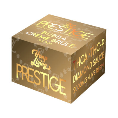 Hemp Living PRESTIGE - 2G  THCA + THC-P - Diamond Sauce w/ Live Resin