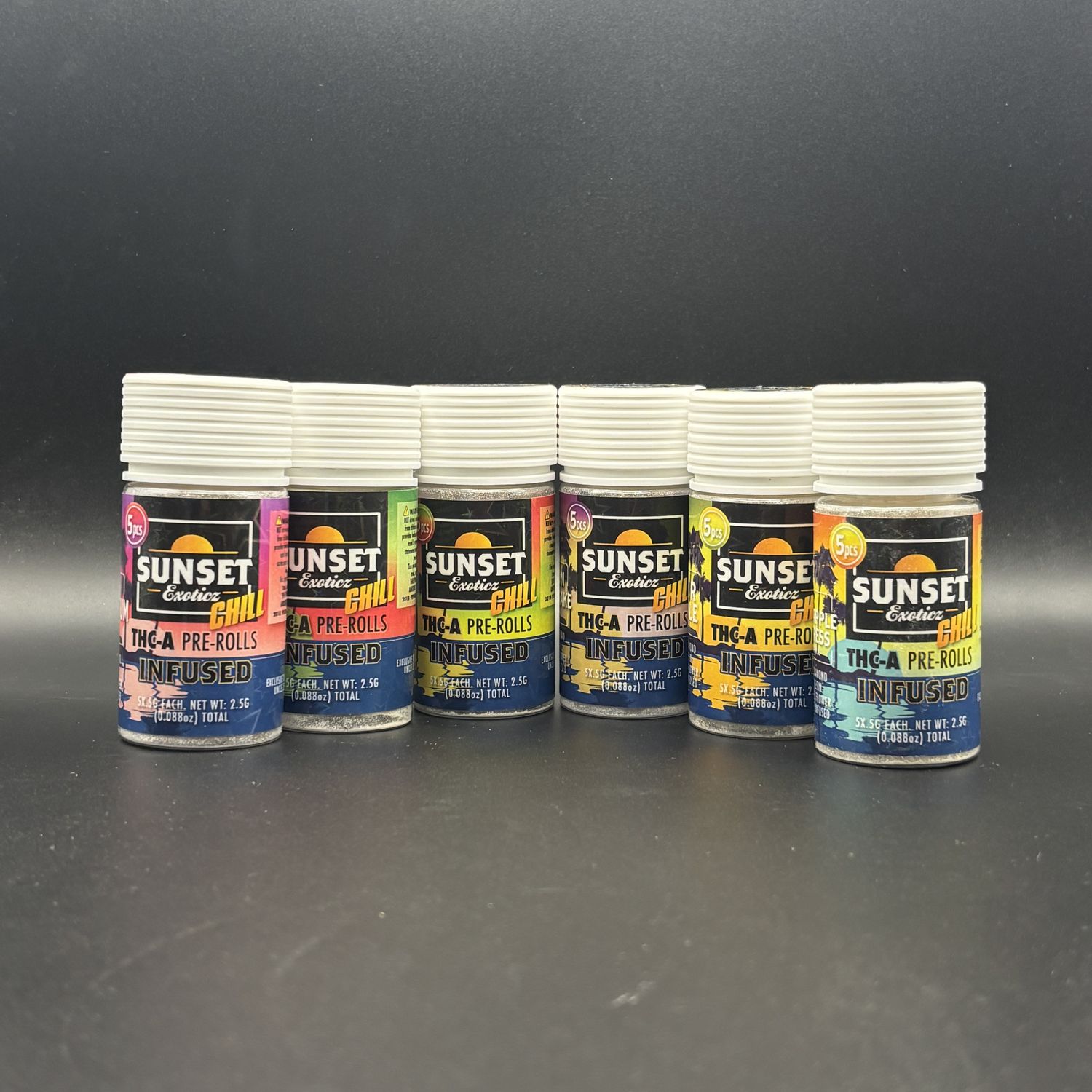 Sunset Exotics - 5pk - Infused Prerolls