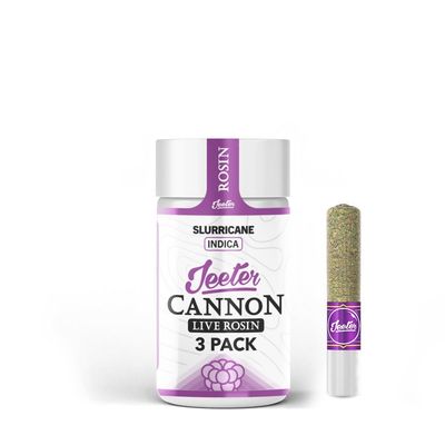 Jeeter Cannon - 3pk - Live Rosin - Infused Prerolls