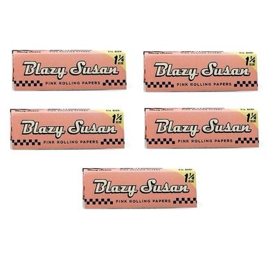 Blazy Susan Rolling Paper - King Size Papers, Pink, Purple or Unbleached (109 mm) | Ultra Thin, Vegan & GMO Free
