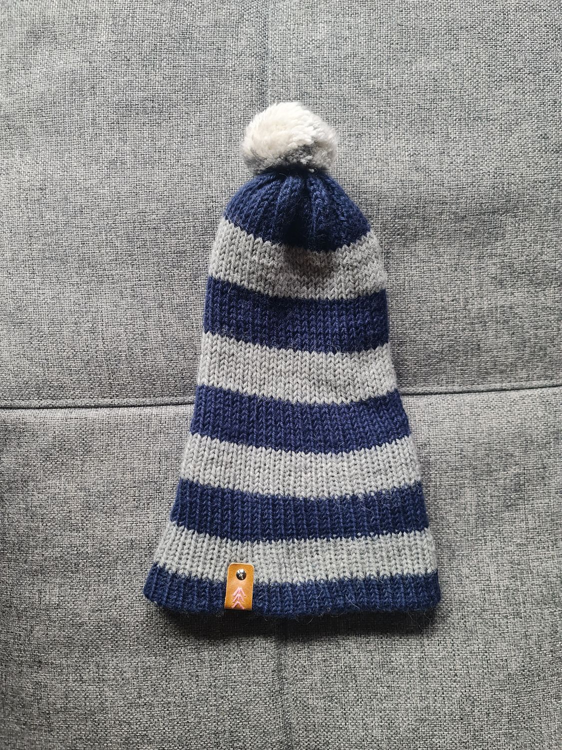 Czapka z pomponem na zimę