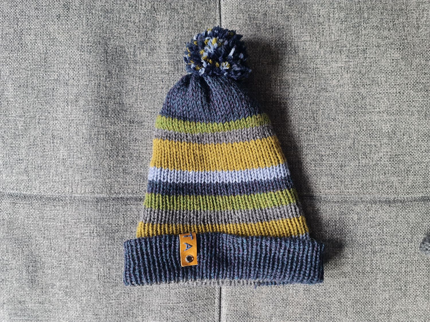 Czapka z pomponem na zimę