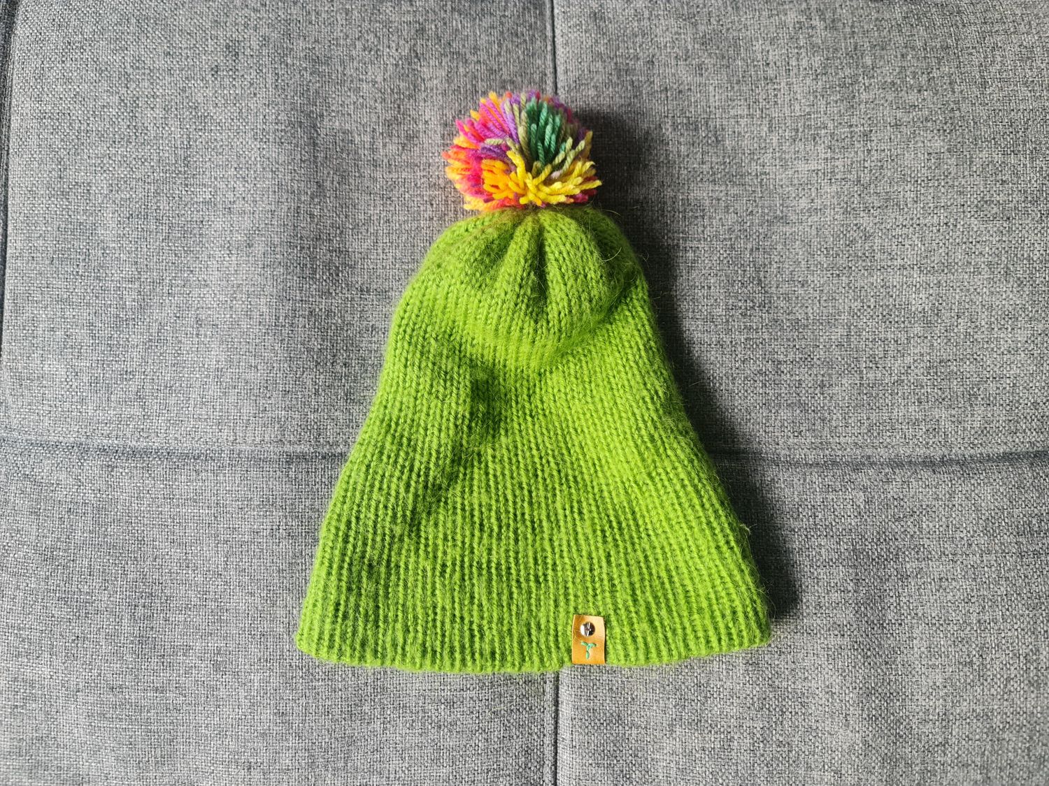 Czapka z pomponem na zimę