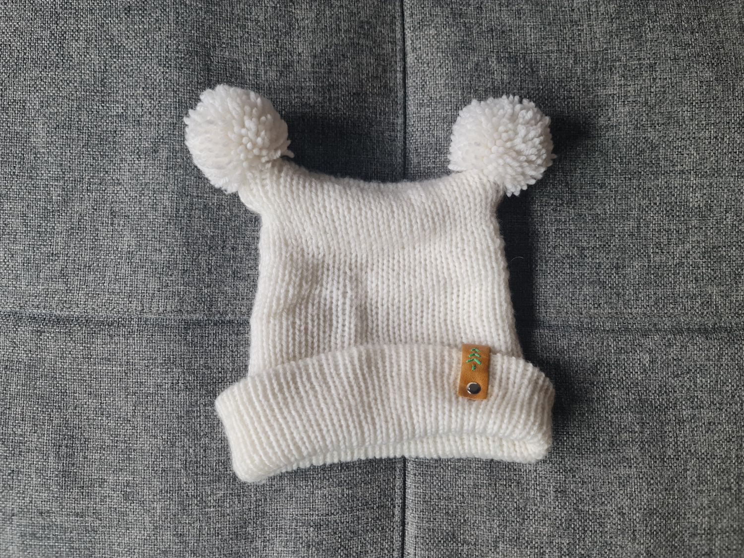 Czapka z pomponem na zimę