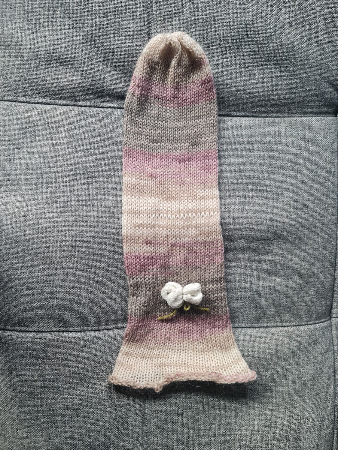 Czapka z pomponem na jesień