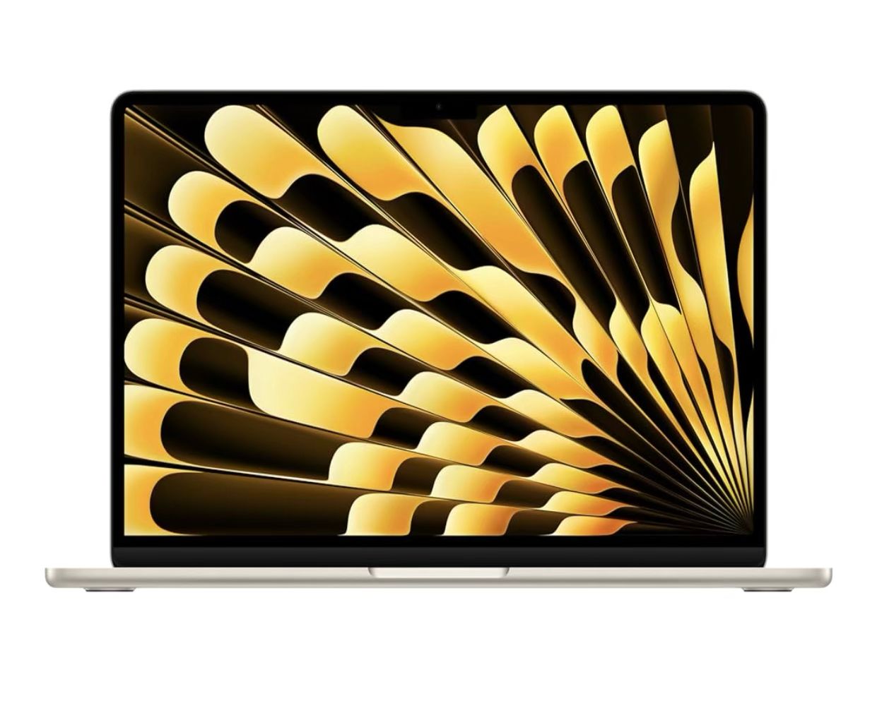 Apple 2025 MacBook Air 13-inch Laptop with M4 chip: Built for Apple Intelligence, 13.6-inch Liquid Retina Display, 16GB Unified Memory, 256GB SSD Storage, 12MP Center Stage Camera, Touch ID; Starlight