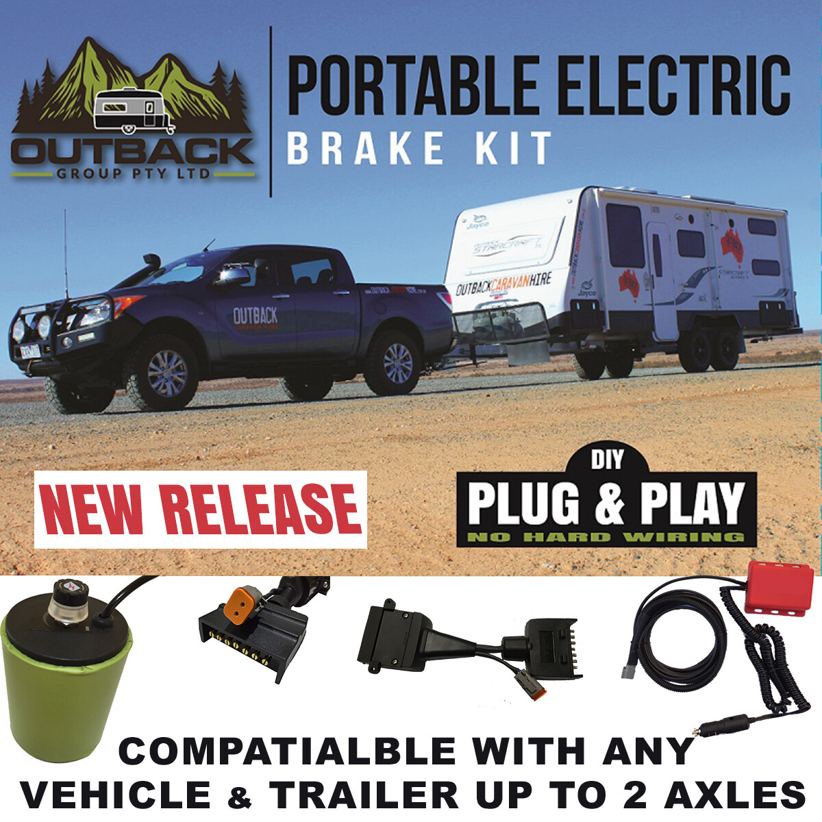 Portable Electric Brake Kit