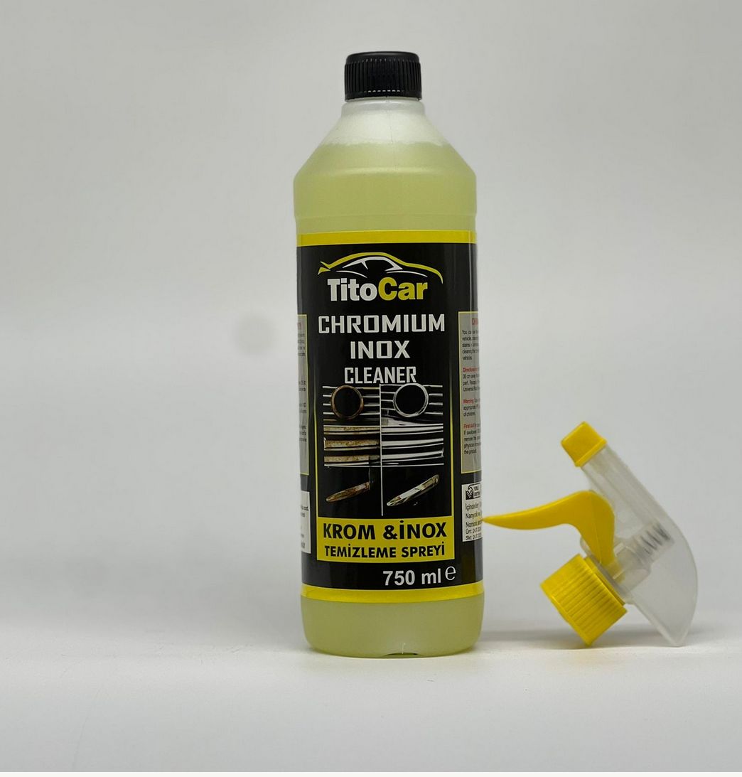 TitoCar Chroom &amp; Inox Reiniger Vloeistof 750 ml