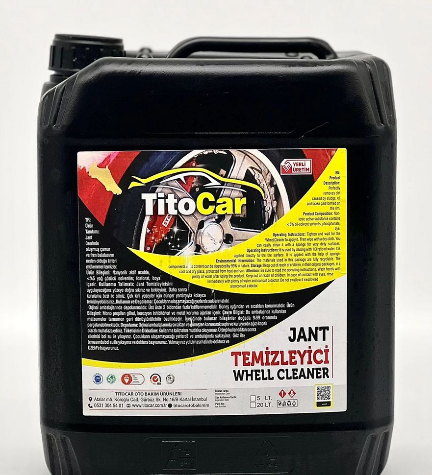TitoCar Velgenreinigingsvloeistof 5 Liter