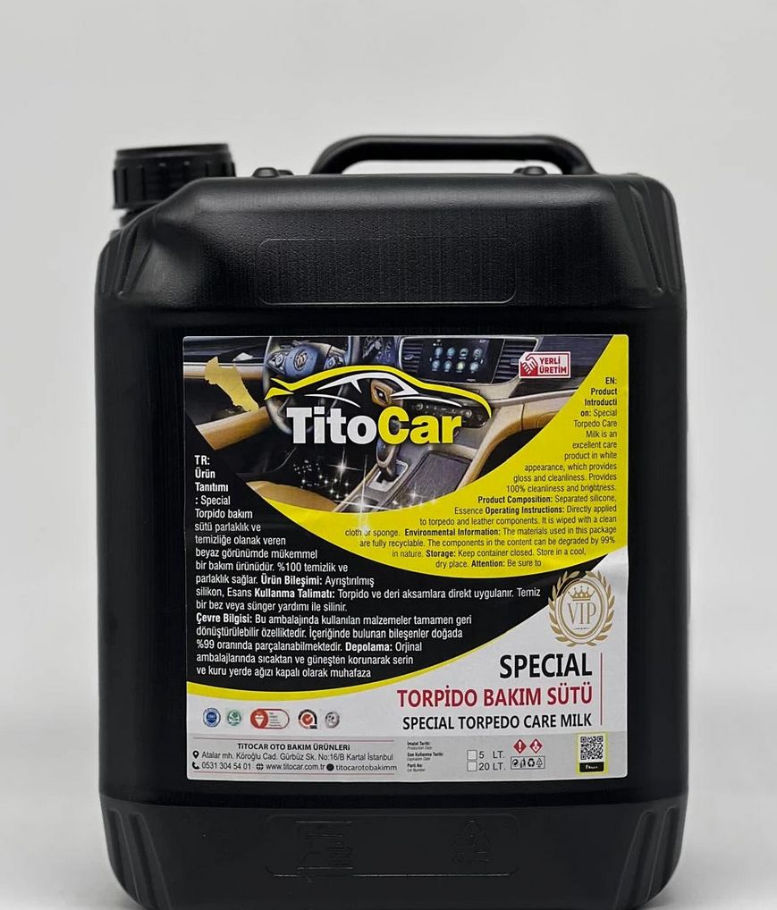 TitoCar Dashboard Glansmelk 5 Liter