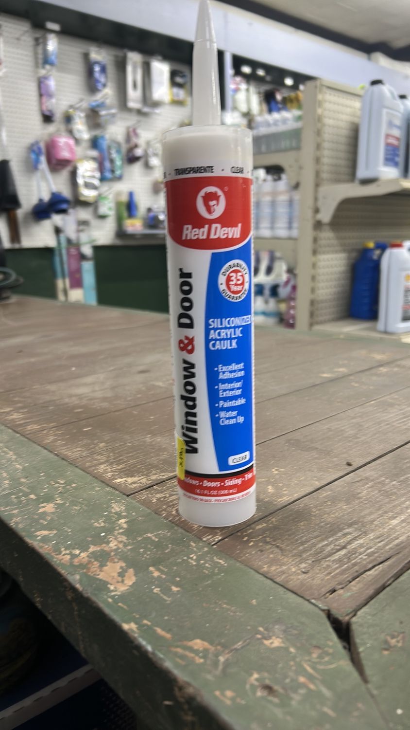 Clear window and door caulk