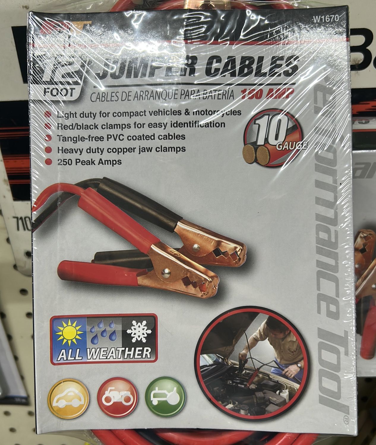 W1670/0224 BOOSTER CABLES