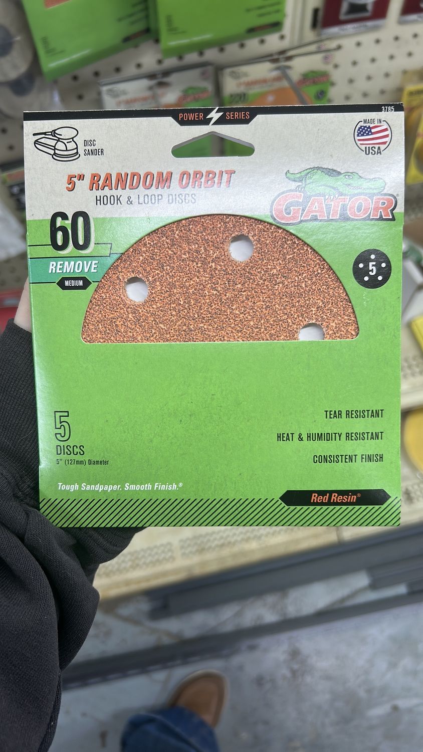 3785 5 SAND DISC 60G 5PK