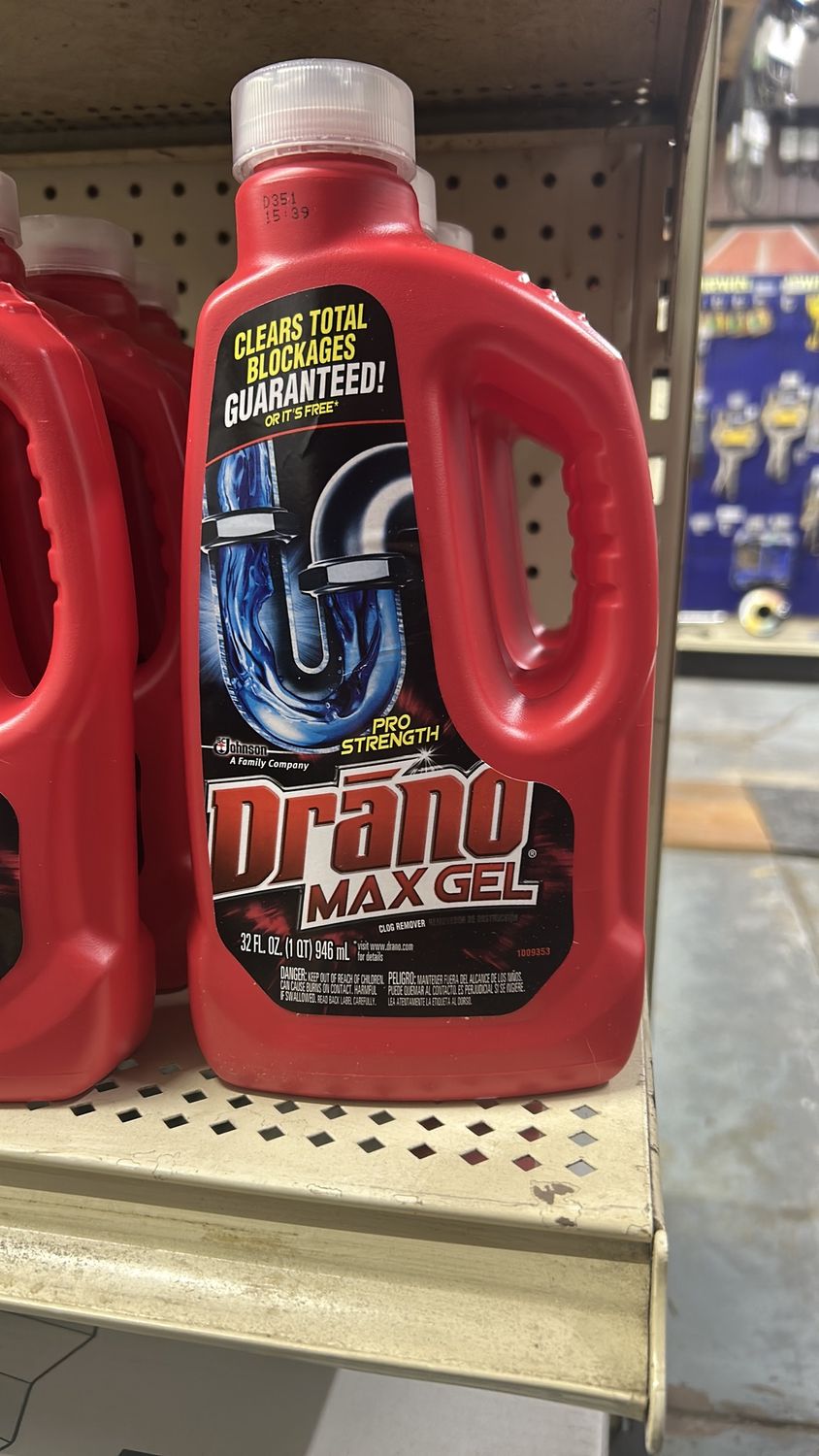 00117 DRANO 32OZ MAX CLOG