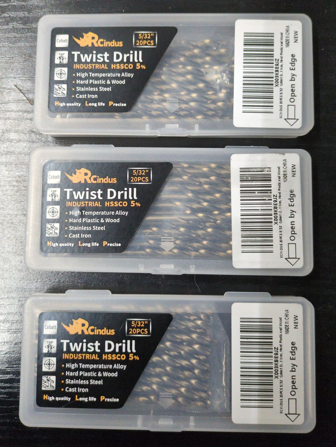 5/32 Cobalt Drill Bit 20pk