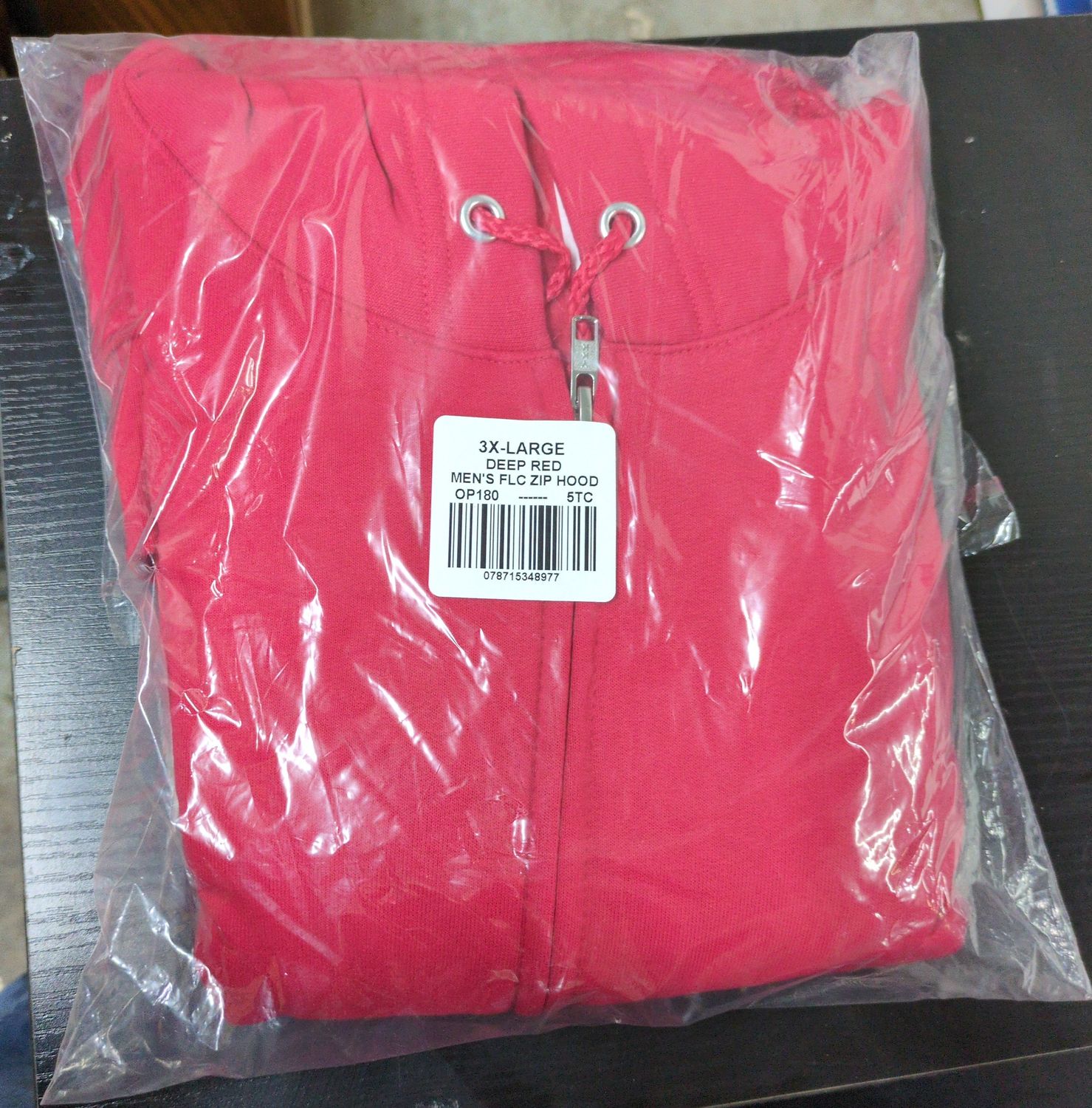 3X Red Zip Up