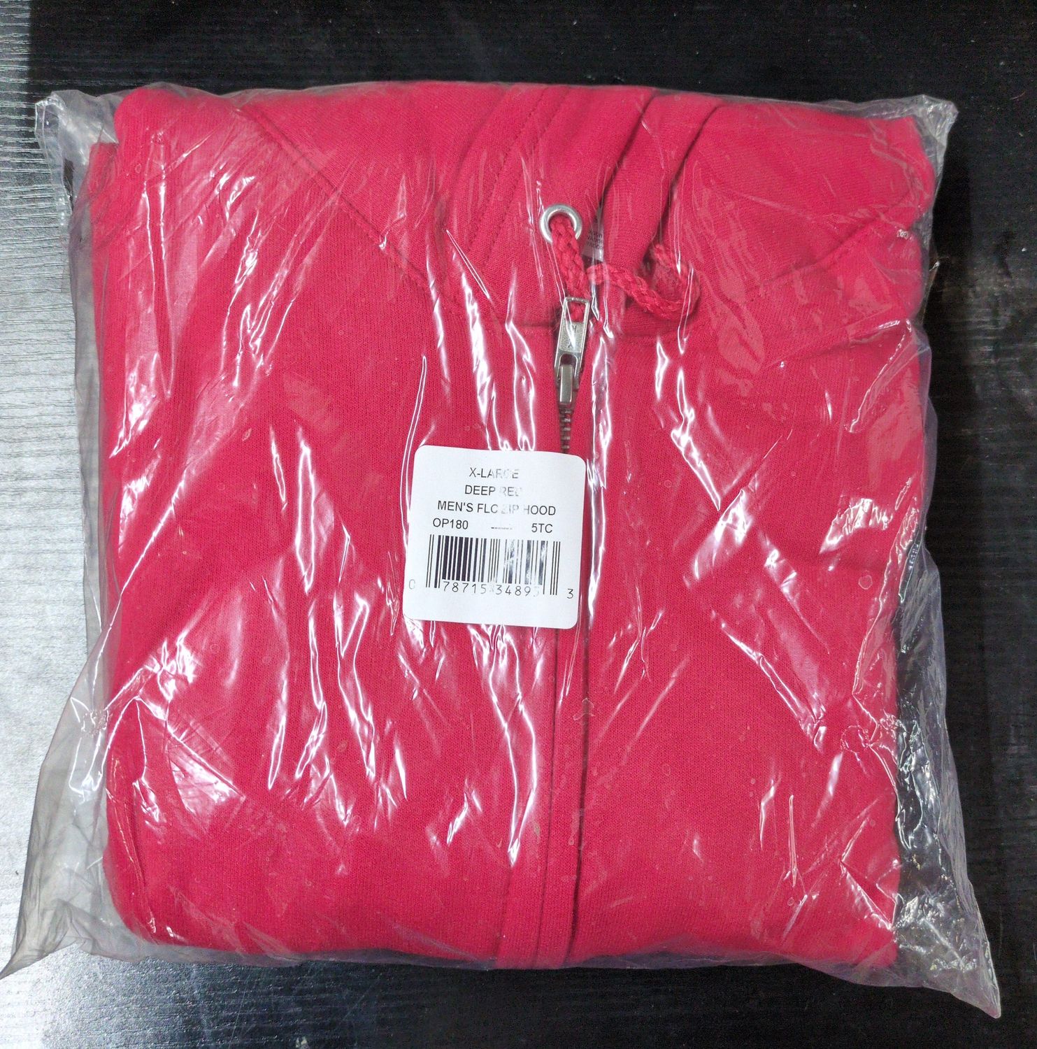 XL Red Zip Up