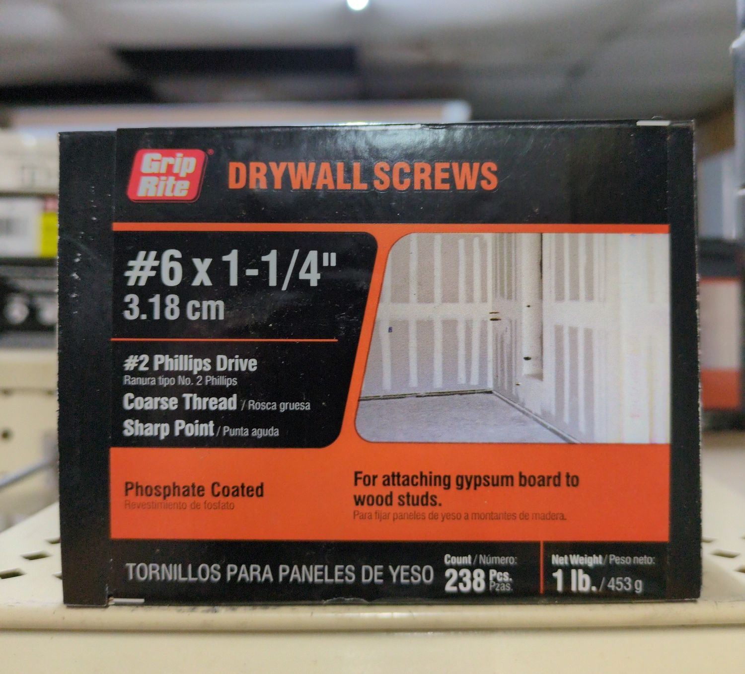 114CDWS1 11/4 DRYWALL SCREW 1#