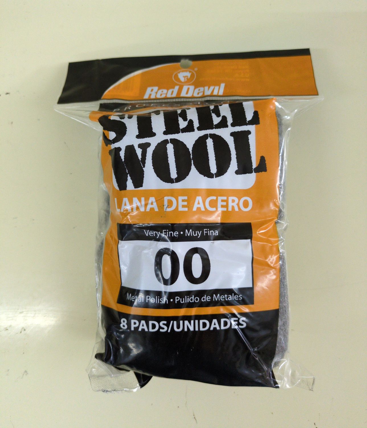 0322 00 STEEL WOOL PADS 8PK
