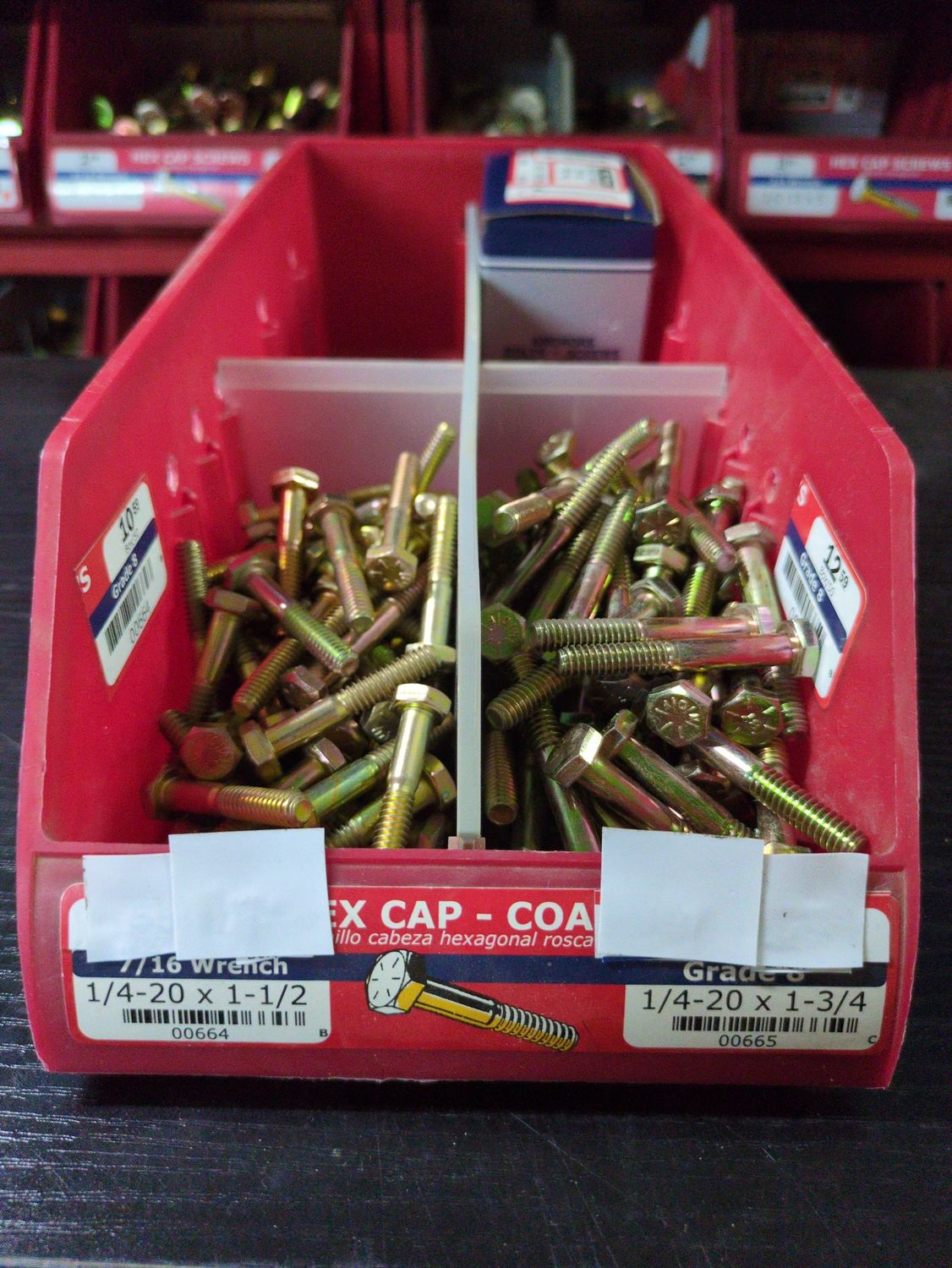 1/4-20 x 1-1/2 Hex Cap