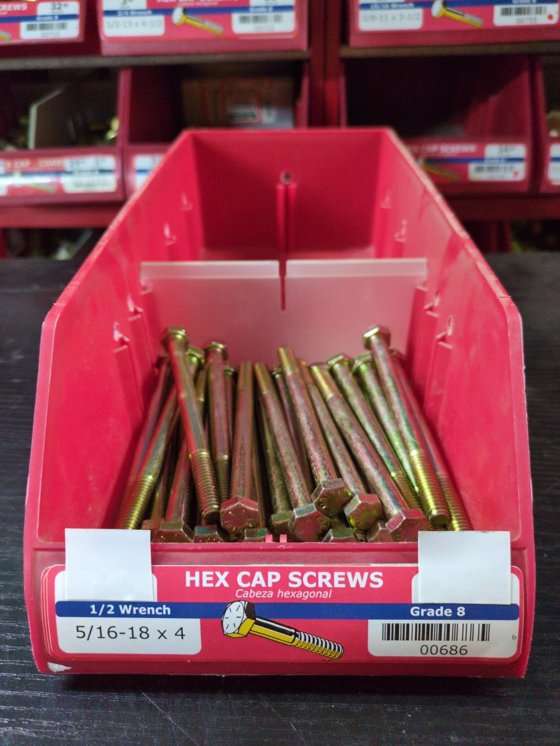 5/16-18 x 4 Hex Cap Screw