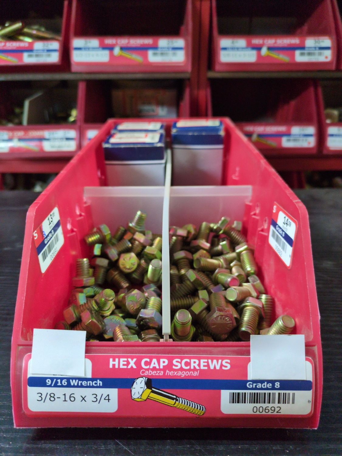 3/8-16 x 3/4 Hex Cap Screw