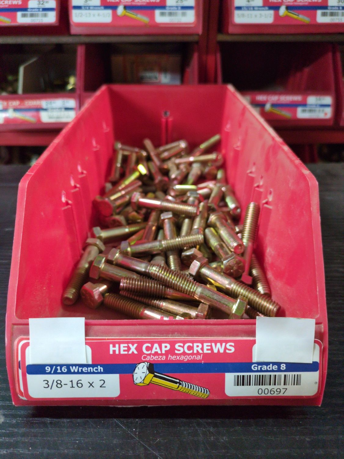 3/8-16 x 2 Hex Cap Screw